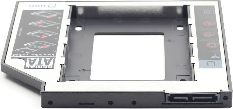 Адаптер Gembird для HDD/SSD 2.5" у відсік CD-ROM приводу ноутбука 12.7мм (MF-95-02) - фото 5
