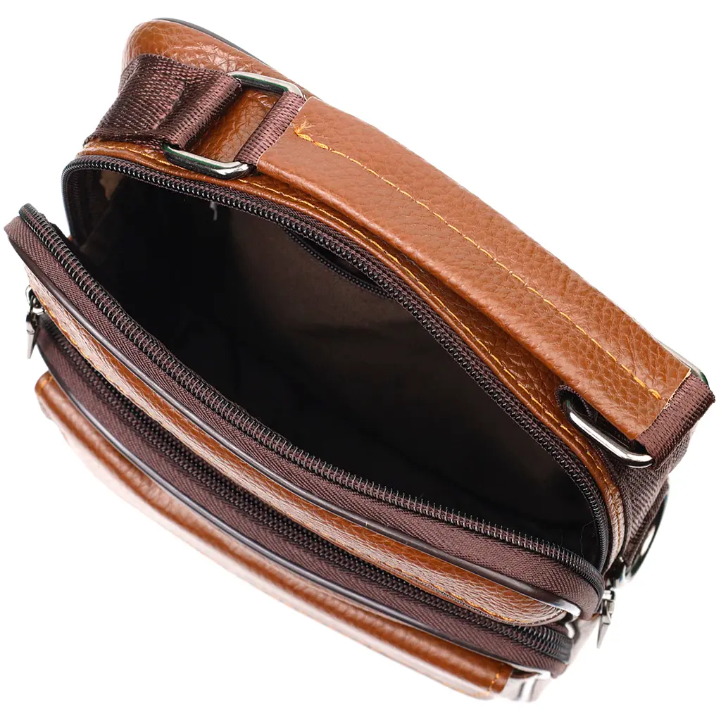 Кожаная мужская сумка Vintage 19,5х24х4,5 см sum0023581 - фото 4