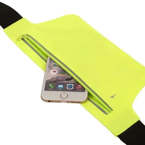 Сумка поясная спортивная UFT SW01 Accel для бега желтая - фото 2