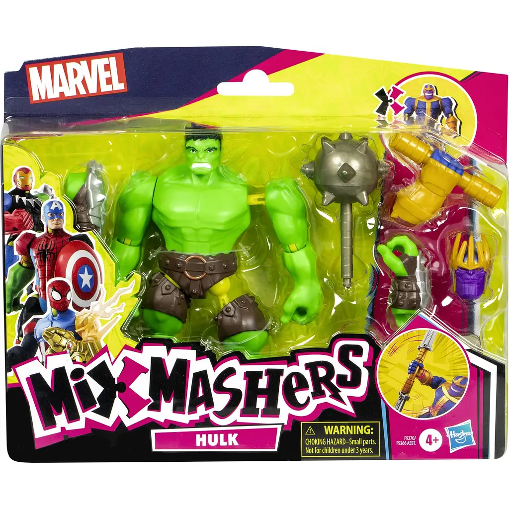 Іграшка-фігурка Hasbro Marvel MixMashers Avengers Hulk (F9266_F9270) - фото 4