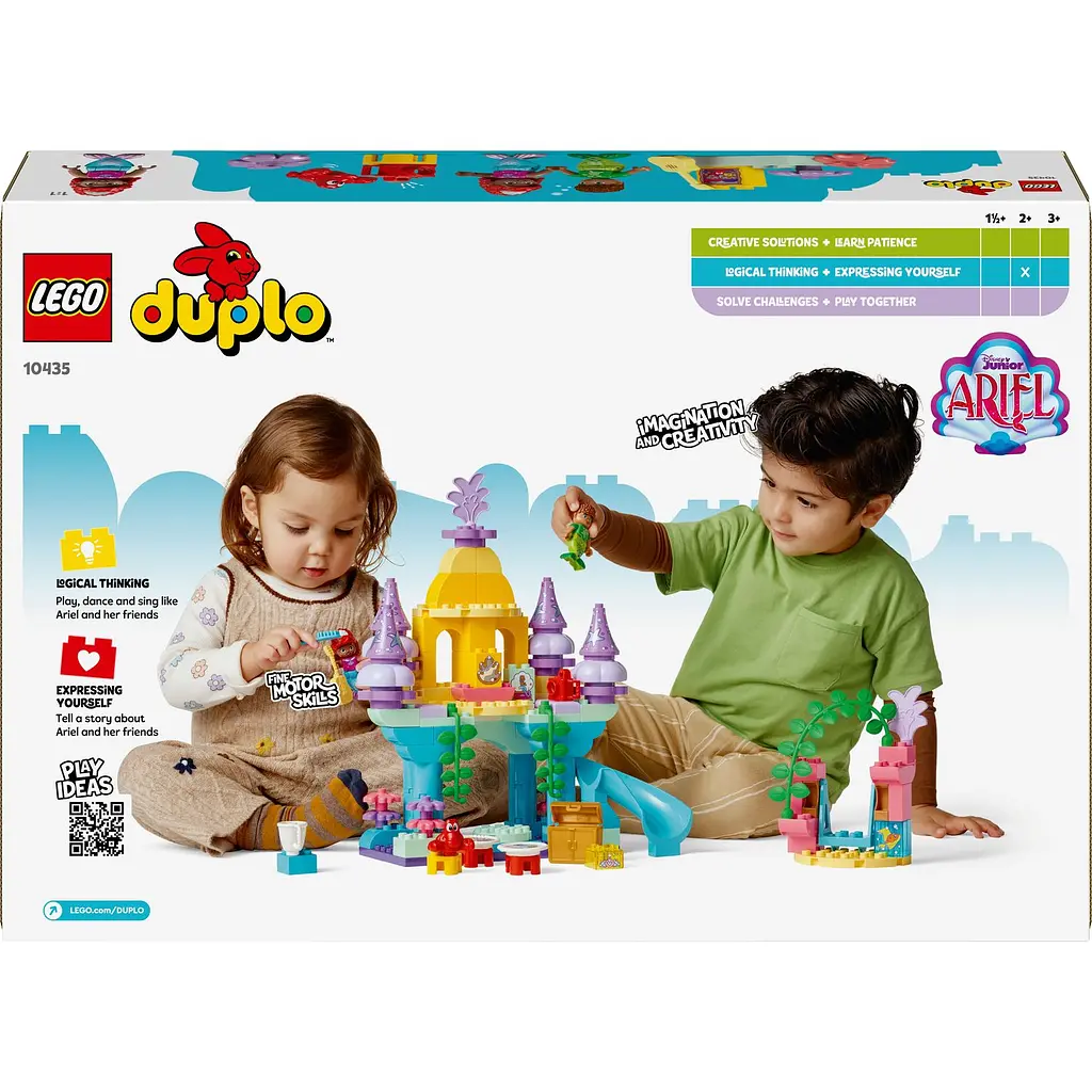 Конструктор LEGO DUPLO Disney Волшебный подводный дворец Ариэль 116 деталей (10435) - фото 9