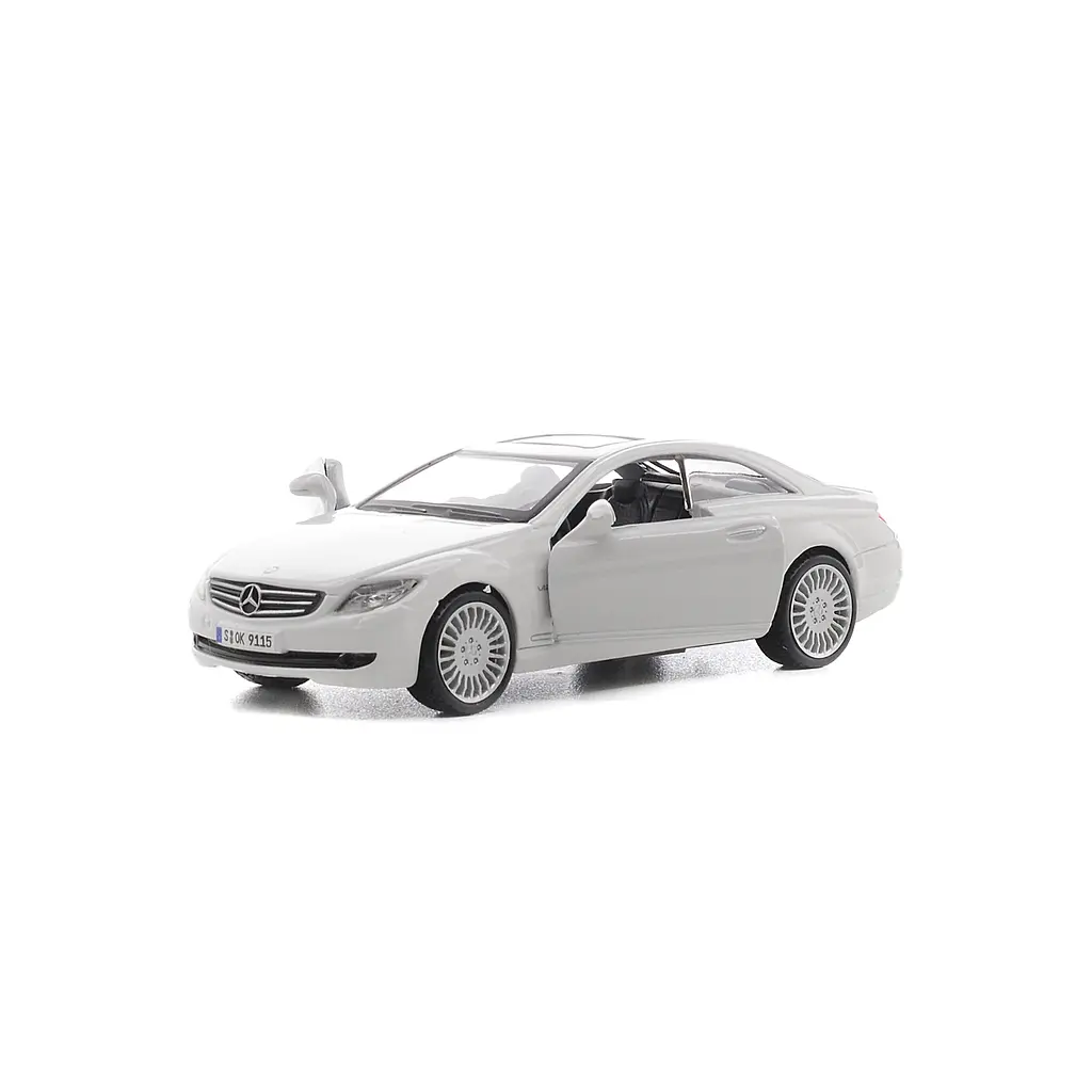 Автомодель Bburago Mercedes Benz CL-550 1:32 белая (18-43032) - фото 2