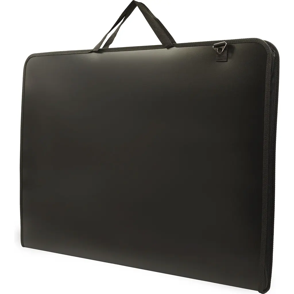 Папка-портфель Santi для ескізів з тканинними ручками А2 чорна (492284) - фото 2