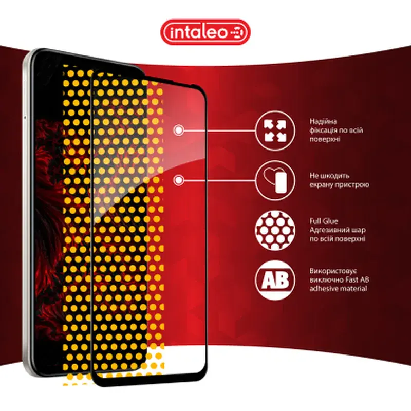 Скло захисне Intaleo Full Glue Infinix Hot 50i Black (1283126607332) - фото 7
