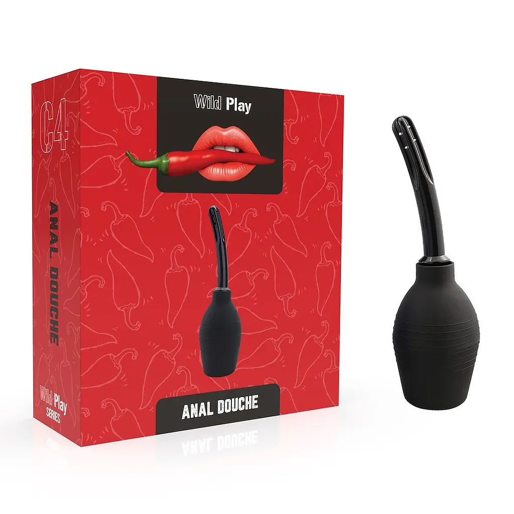 Анальний душ Erospace Wild Play C4 310 мл (чорний) - фото 8