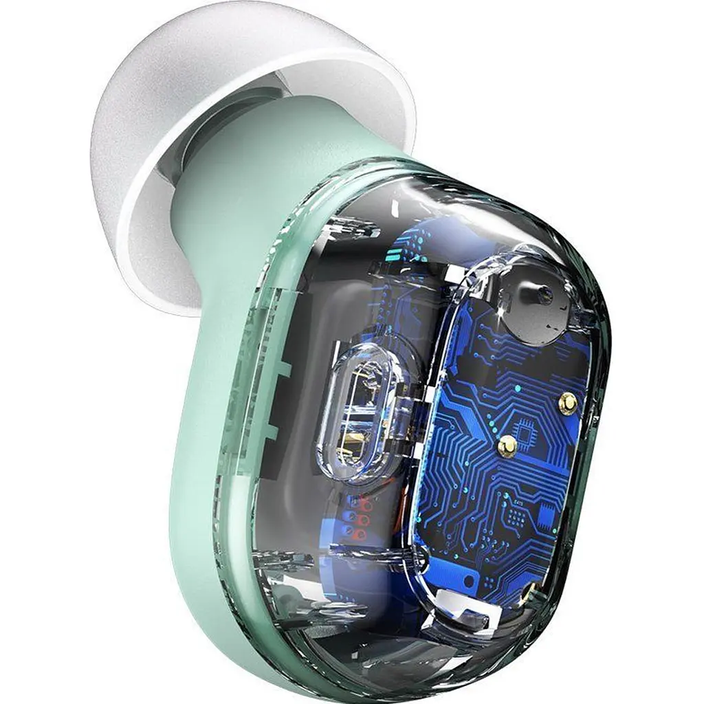 Навушники Baseus True Wireless Earphones WM01 Green (NGWM01-06) [90783] - фото 8