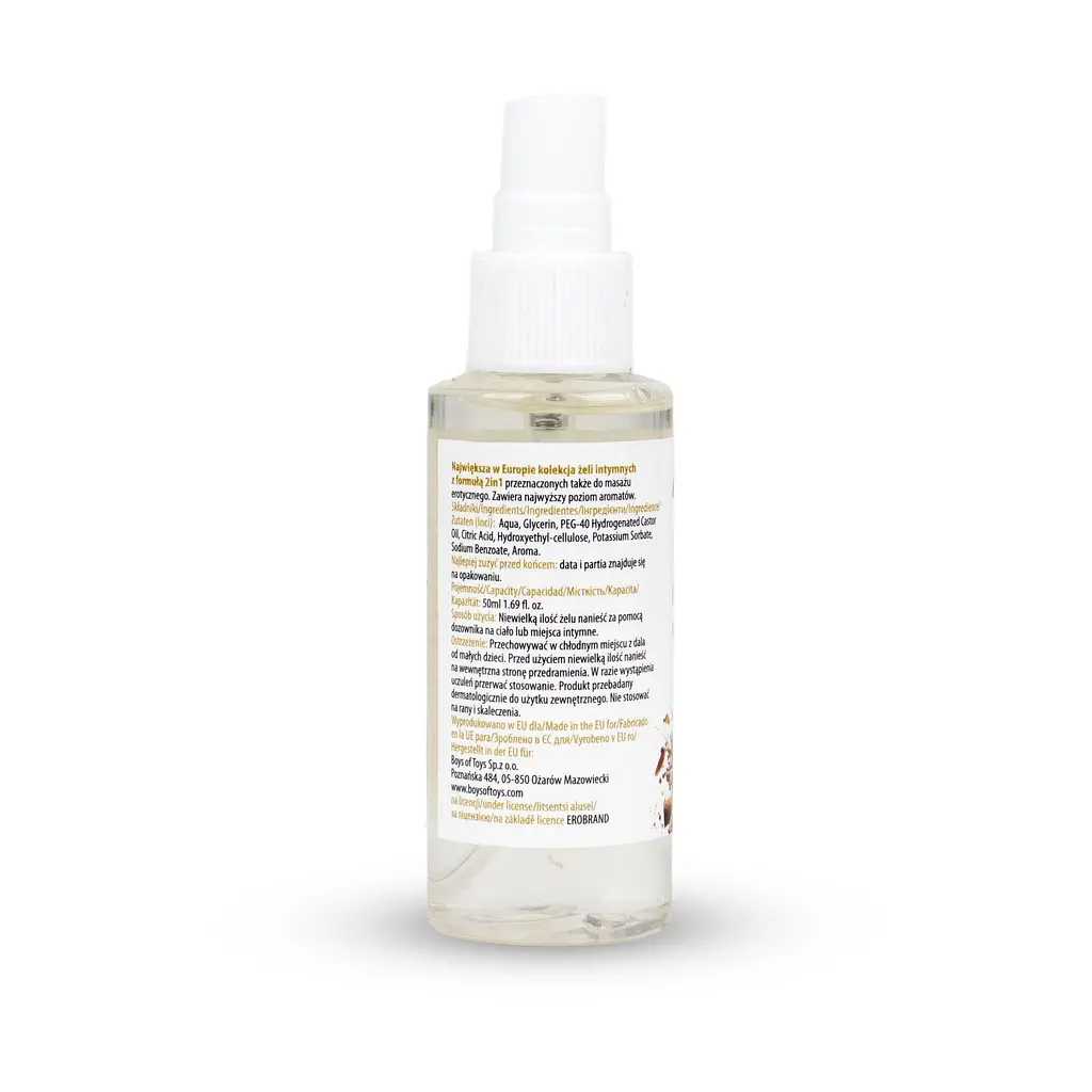 Лубрикант Boys Of Toys MyLove Aroma Series IntimMassage Cinnamon 2в1 та масажний гель, 50 мл - фото 4