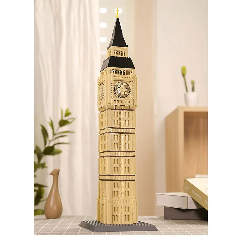 Конструктор Wange 3D Архітектура Біг-Бен Elizabeth Tower 5216 для дітей та дорослих, 1666 деталей - фото 5