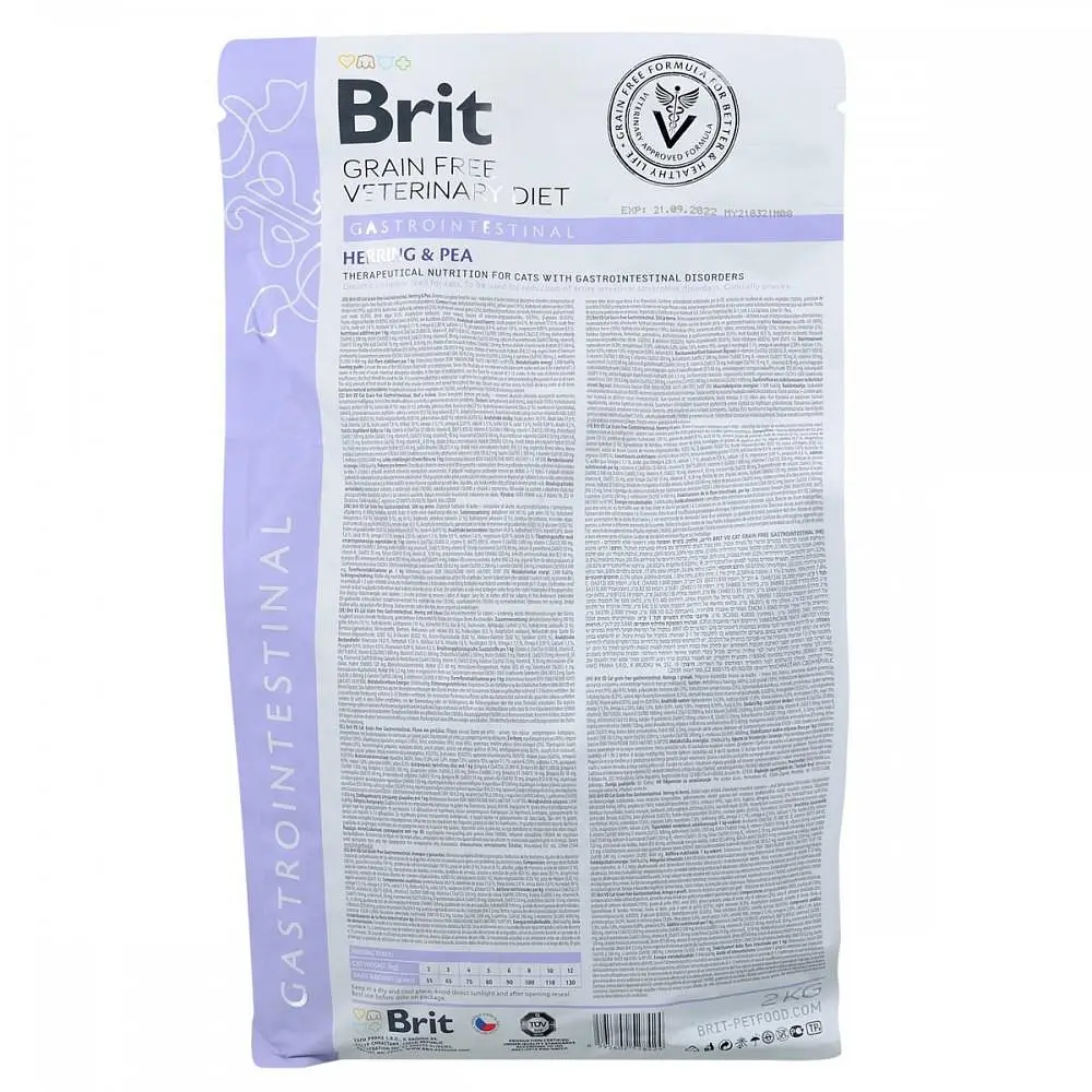 Сухий корм Brit GF Veterinary Diets Cat гastrointestinal 2 кг лікувальний для котів (при гострих розладах) - фото 5
