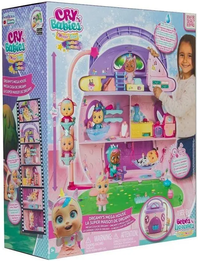 Мега-будиночок Дрімі 904026 - ігровий набір IMC Toys Cry Babies Magic Tears Dreamy's Mega House IMC Toys 904026 - фото 2