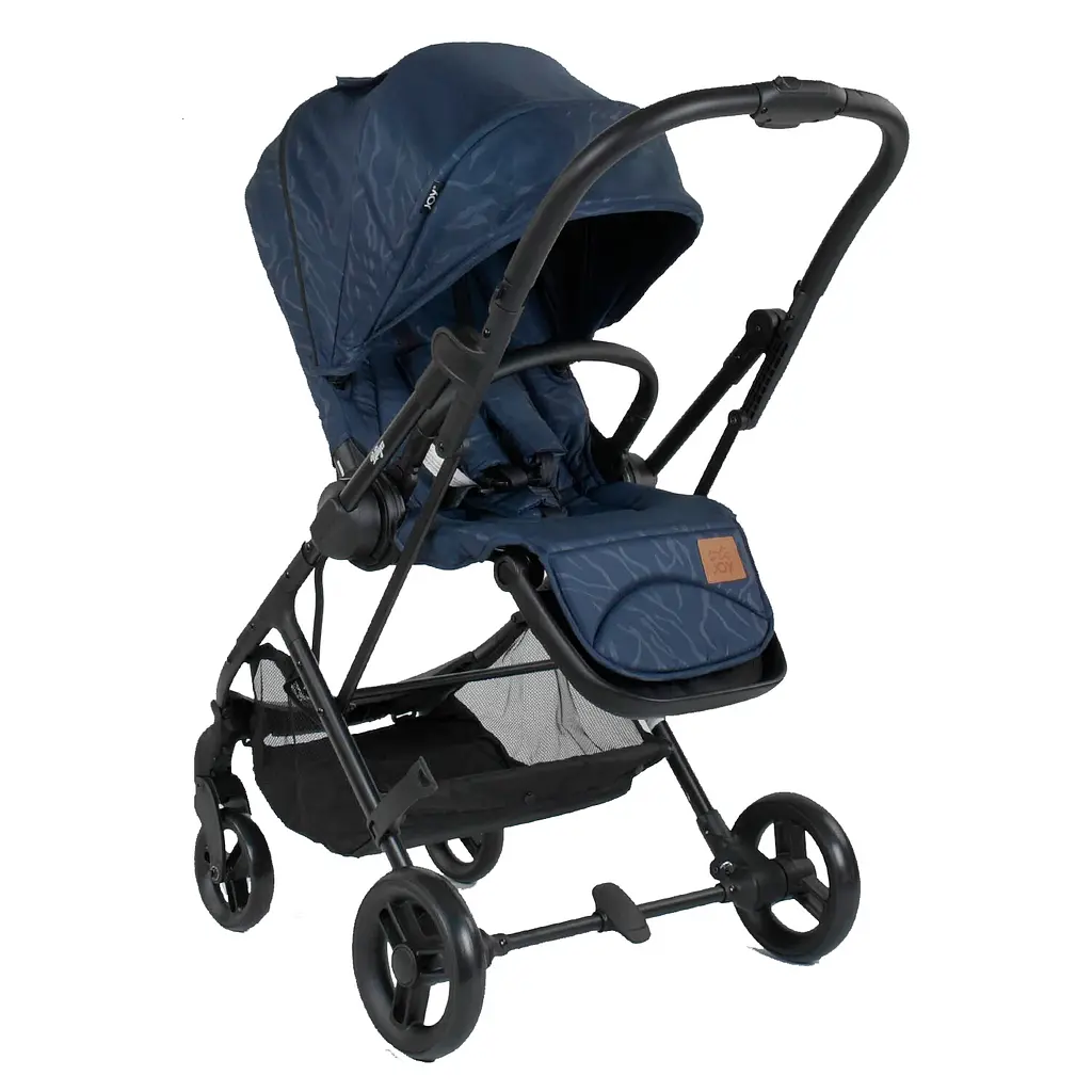 Коляска прогулочная детская 66916 JOY Liliya цвет СИНИЙ, футкавер, в коробке (6989186360020) - фото 6