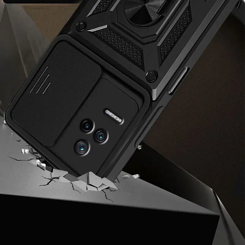 Панель BeCover Military для Poco F4 Black (709128) - фото 3