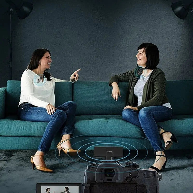 Мікрофонна радіосистема Earldom ET-MC8C USB-C Black [136108] - фото 2