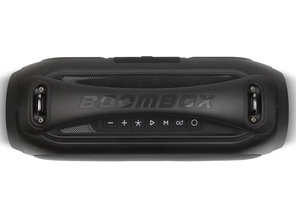 Портативная колонка бумбокс REAL-EL RX745 Boombox 40W Bluetooth TWS, RGB, Black - фото 6