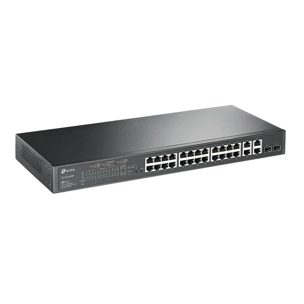 Комутатор керований, мережеве обладнання, SL2428P TP-LINK - фото 2