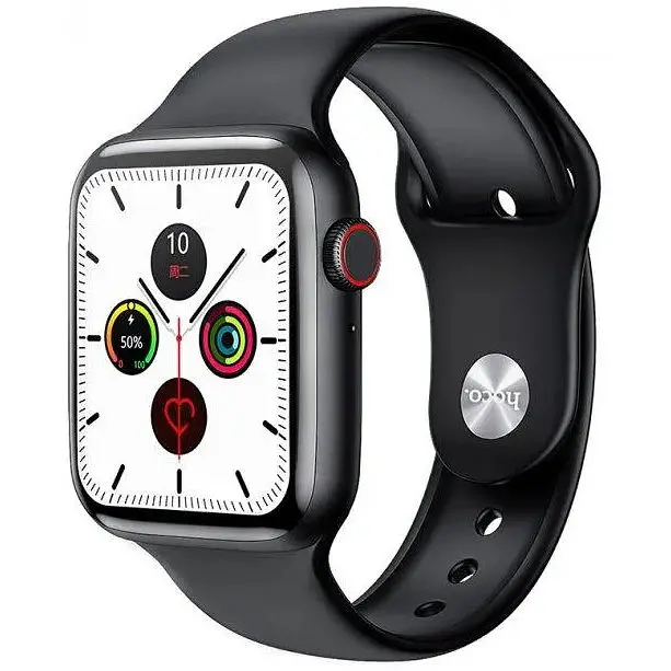 Розумний годинник Smart Watch Hoco Y5 та магнітна зарядка Чорний - фото 4