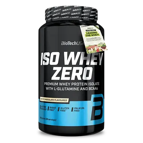 Протеїн Iso Whey Zero BioTech 908 г Смак Black biscuit