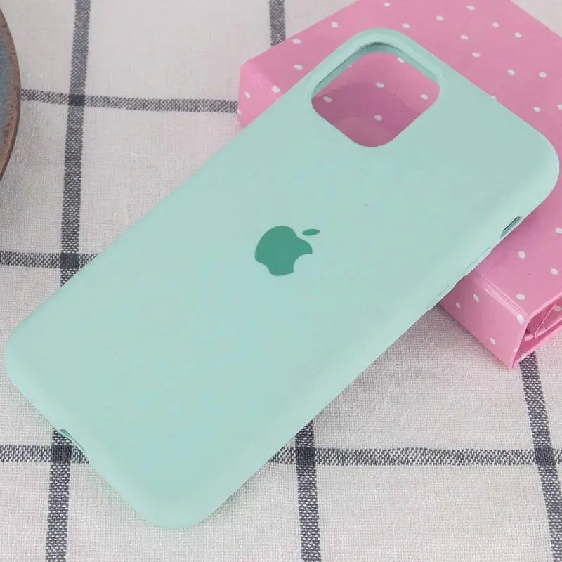 Чехол Epik Silicone Case Full Protective (AA) для Apple iPhone 11 (6.1) Бирюзовый / Turquoise - фото 2