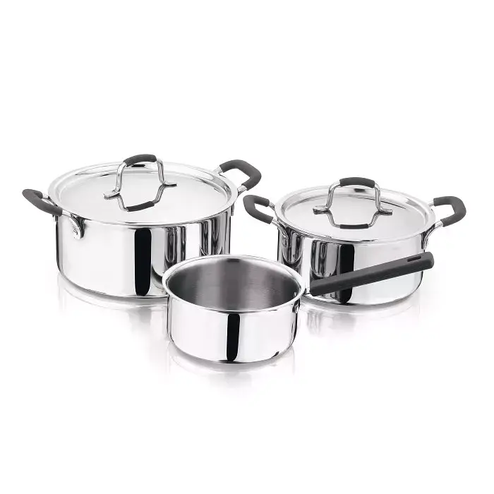 Набір посуду MasterPro Foodies collection 2 каструлі та ківш (BGEU-5539) - фото 3