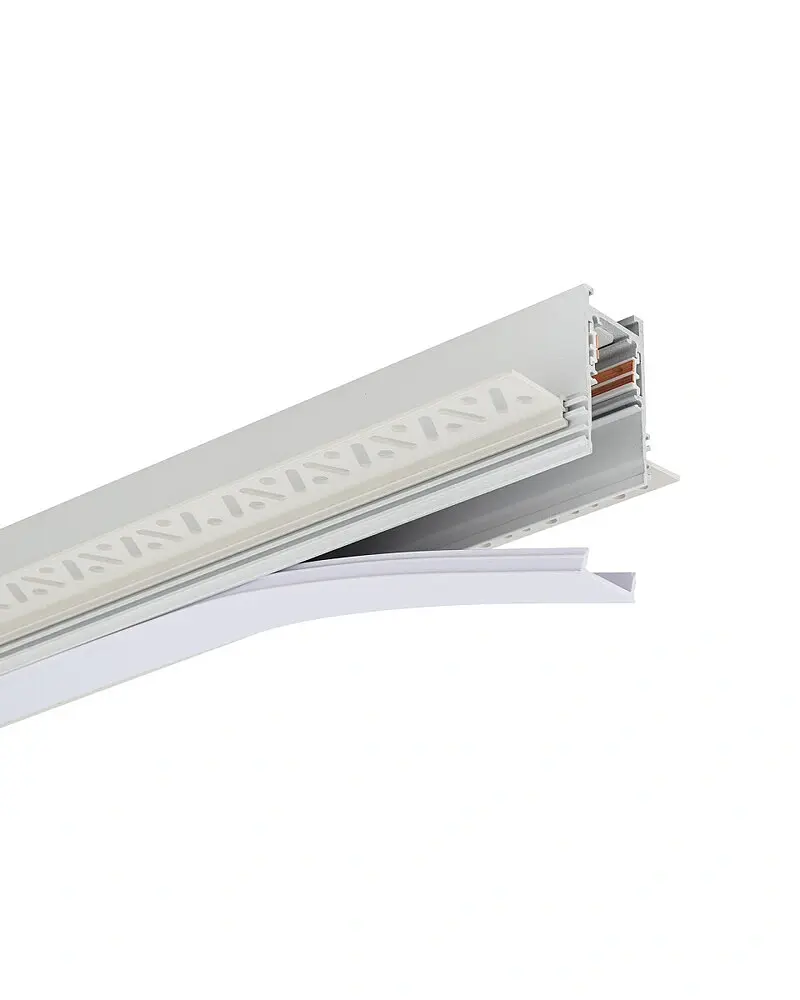 Магнітний шинопровід врізний Nowodvorski 11625 LVM Recessed Track 2m IP20 білий - фото 3