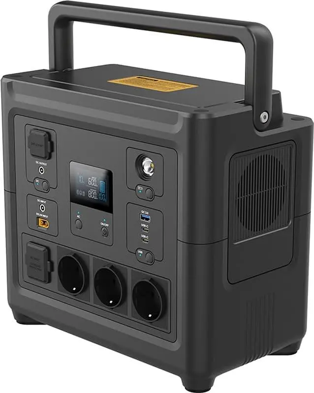 Зарядна станція PowerPlant HS800 / 1000 Вт / 835 Вт/ч / LiFePO4 (PB930890) UA - фото 4