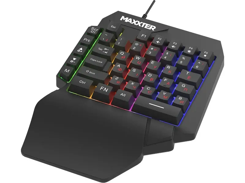 Клавіатура Maxxter KBG-OH-01B-UA Black - фото 2