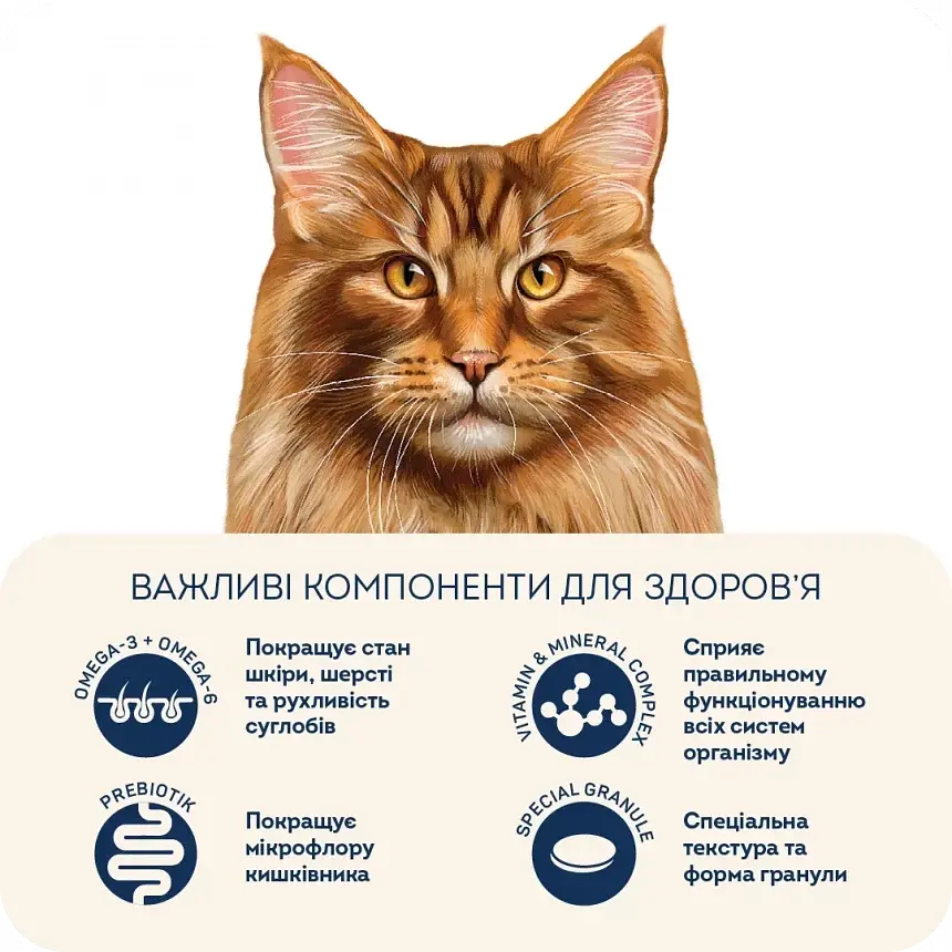 Корм для котів великих порід Home Food з телятиною, лососем та в'яленими томатами 1,6кг - фото 5