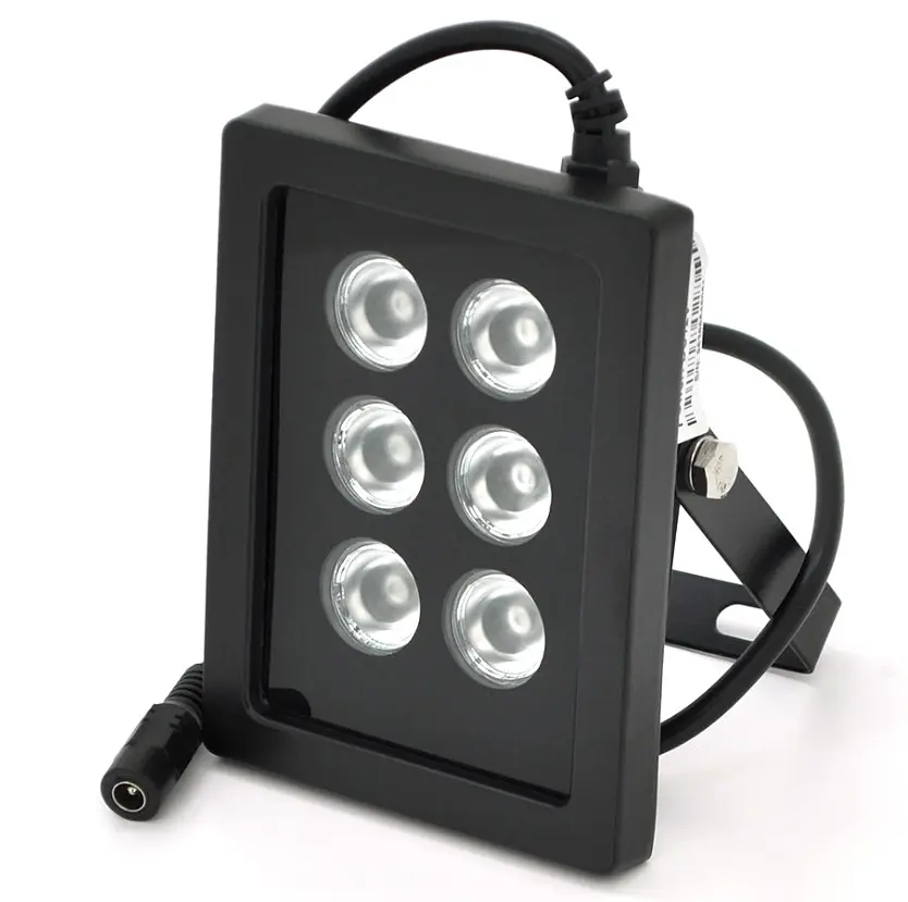 Инфракрасный прожектор ИК Voltronic GYIR90006 на 6 диодов, 12V, 6W, до 70м, угол обзора 90°