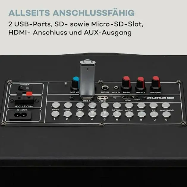 Караоке система Auna KTV M Karaoke System 12.1 (10040288) - фото 3