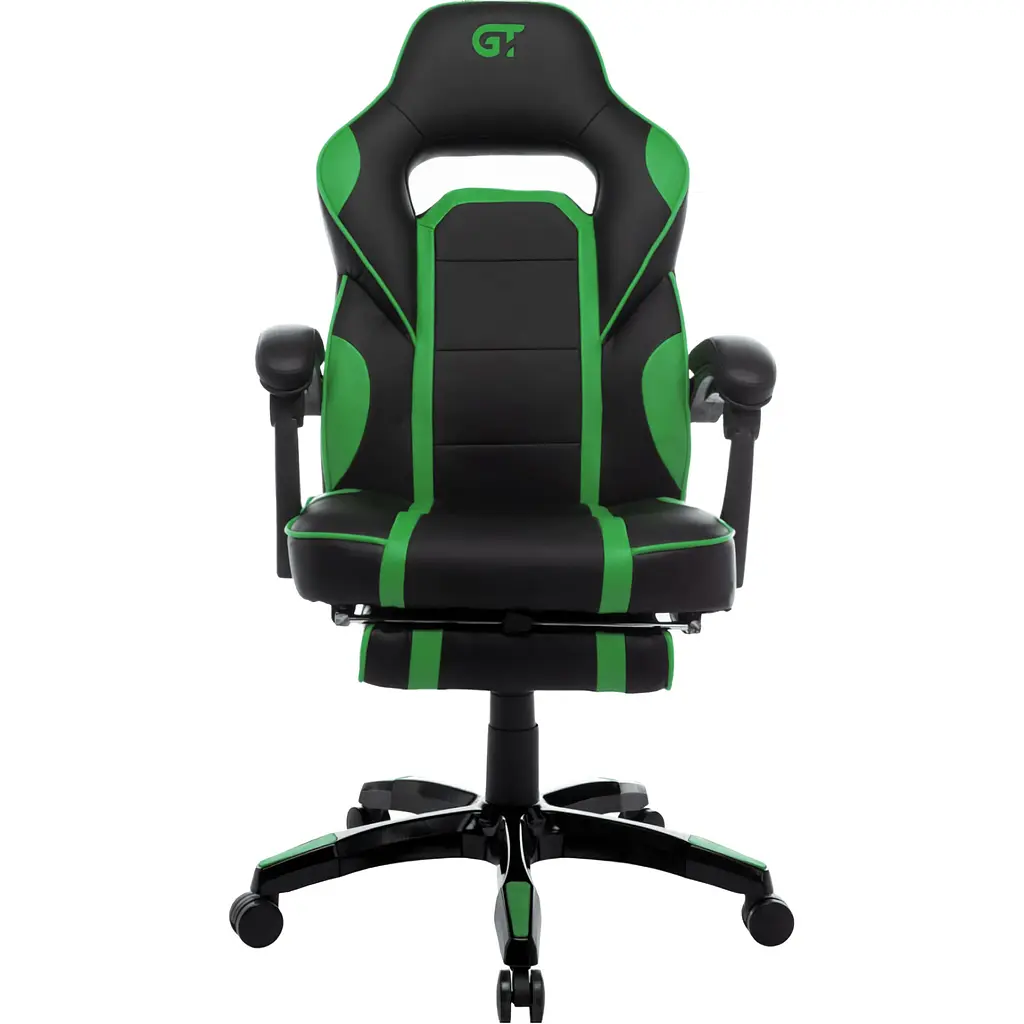 Геймерське крісло GT Racer X-2749-1 Black/Green [122615] - фото 2