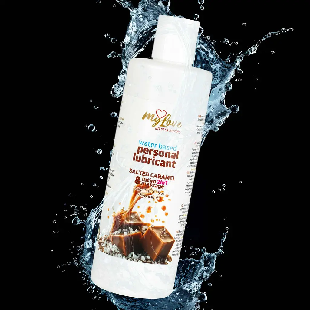 Лубрикант та масажний гель MyLove Aroma Series Salted Caramel 300 мл - фото 4