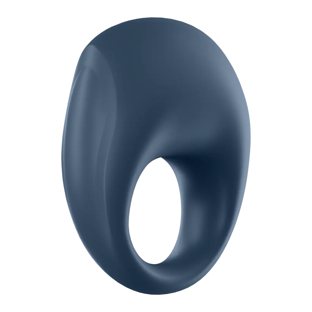 Кільце ерекційне Satisfyer Strong One Ring Vibrator 7.4 см синій - фото 7