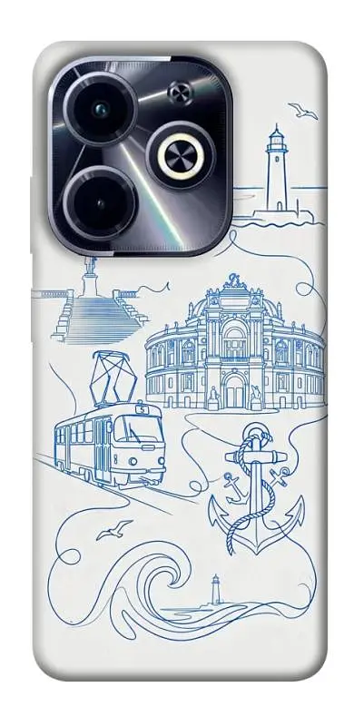TPU чохол Demsky Southern pearl для Infinix Hot 40i