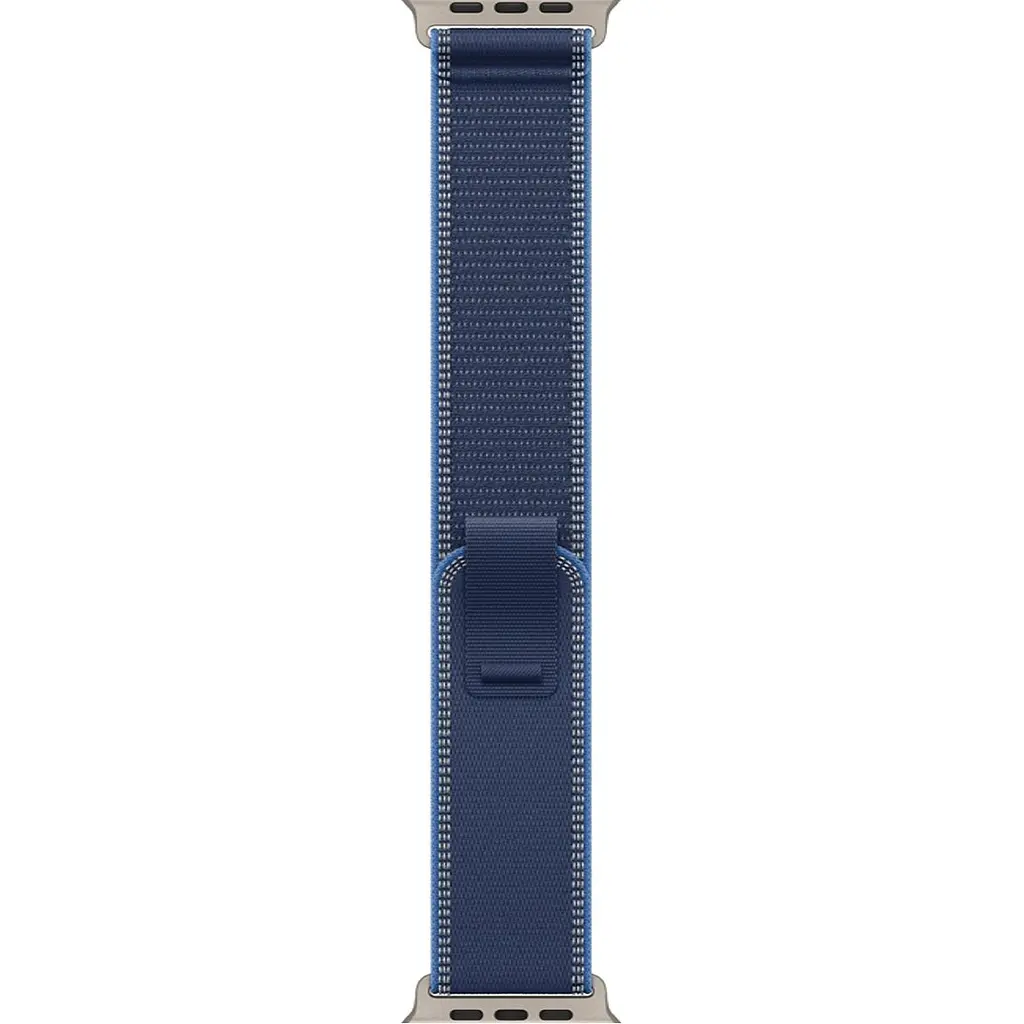 Смарт-годинник Apple Watch Ultra 3 49mm Natural Titanium Case with Blue/Bright Blue Trail Loop S/M (MEWR4) - фото 3