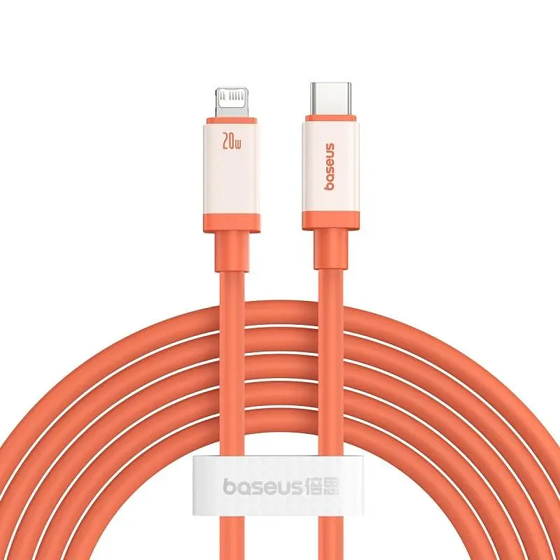 Кабель Baseus 0℃ Series Fast Charging Cable Type-C to Lightning 20W 1m P10368802731-00 Coral - фото 2