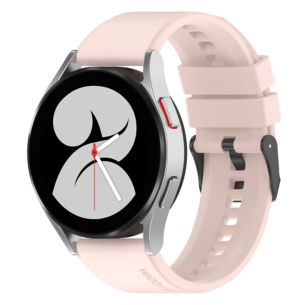 Ремешок GT для Realme Watch - бежево-розовый ширина крепления 20мм силикон Watchbands (W28-0WB39690011) - фото 5