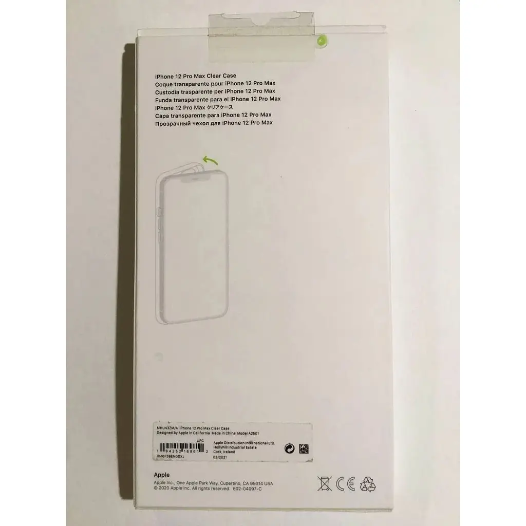 Оригинальный противоударный чехол Apple Clear Case MagSafe MHLN3ZM/A для iPhone 12 Pro Max (6.7") Прозрачный - фото 3