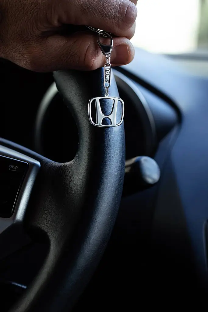 Срібний брелок Honda (Хонда) (9018.1) - фото 3