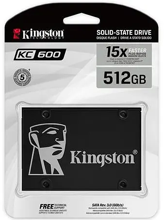 SSD накопичувач Kingston 2.5 512GB SATA KC600 - фото 3
