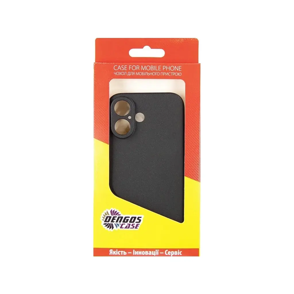 Чохол до мобільного телефона Dengos Carbon iPhone 16 (black) (DG-TPU-CRBN-208) - фото 5