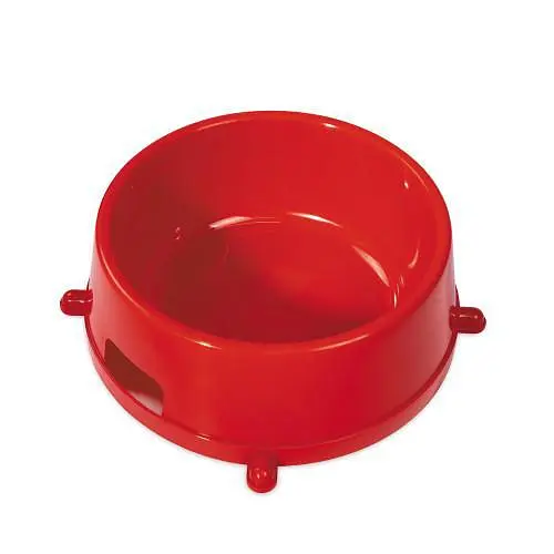 Миска Priroda №4 для собак, 2 л, красная - фото 2