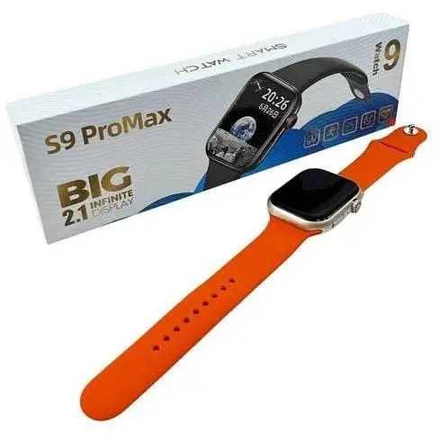 Смарт-часы BIG S9 Pro Max IP65 Orange - фото 4