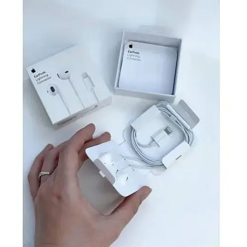 Навушники IPhone 8 11 EarPods з конектором Lightning (MNHF2ZM/A) - фото 2