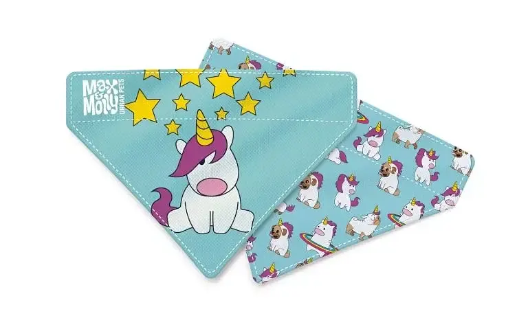 Бандана на нашийник для собак Max & Molly Єдиноріжки Bandana - Unicorn/L