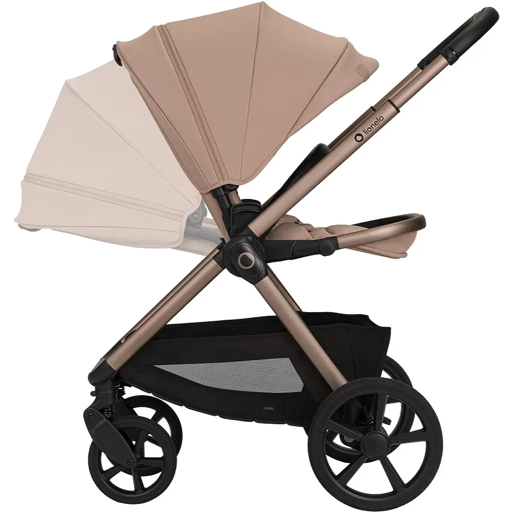 Коляска Lionelo Carmine 3 в 1 Beige Sand (LO-CARMINE 3IN1 BEIGE SAND) - фото 3