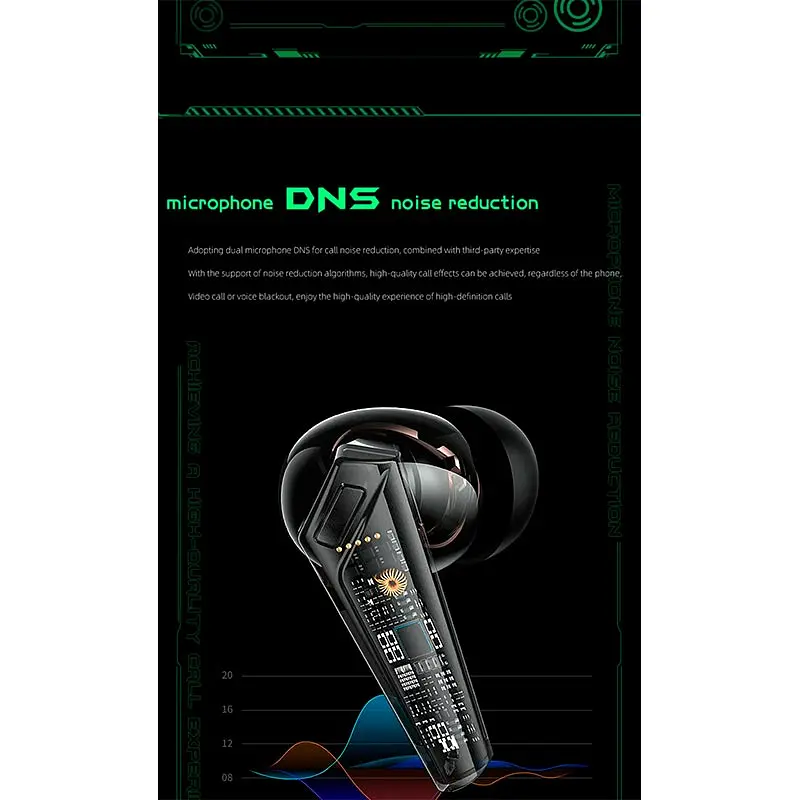 Беспроводные наушники Onikuma T308, BT5.3, 40mAh, 300mAh, 6h, black - фото 7