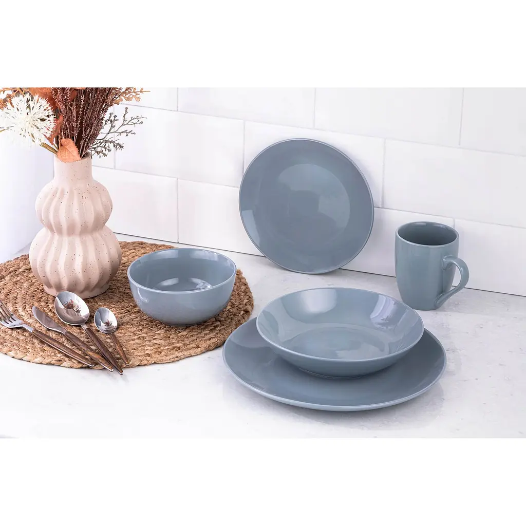 Тарілка десертна Ardesto Capri 19.2 см блакитна (AR0619CB) - фото 5