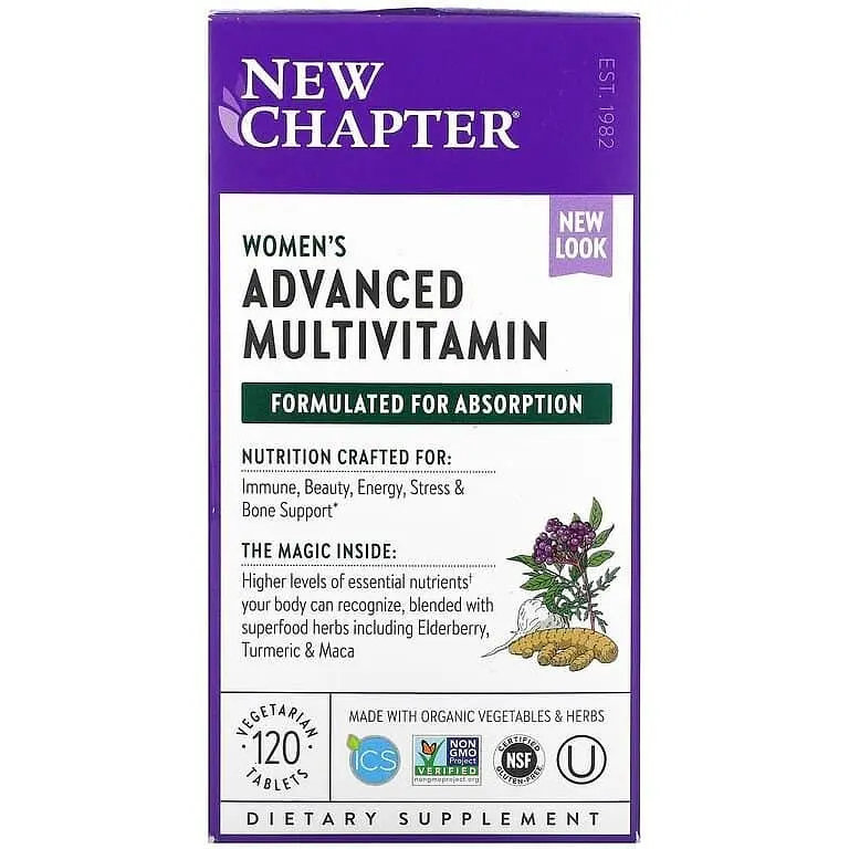 Мультивітаміни для жінок New Chapter Every Woman Multivitamin 120 таблеток - фото 2