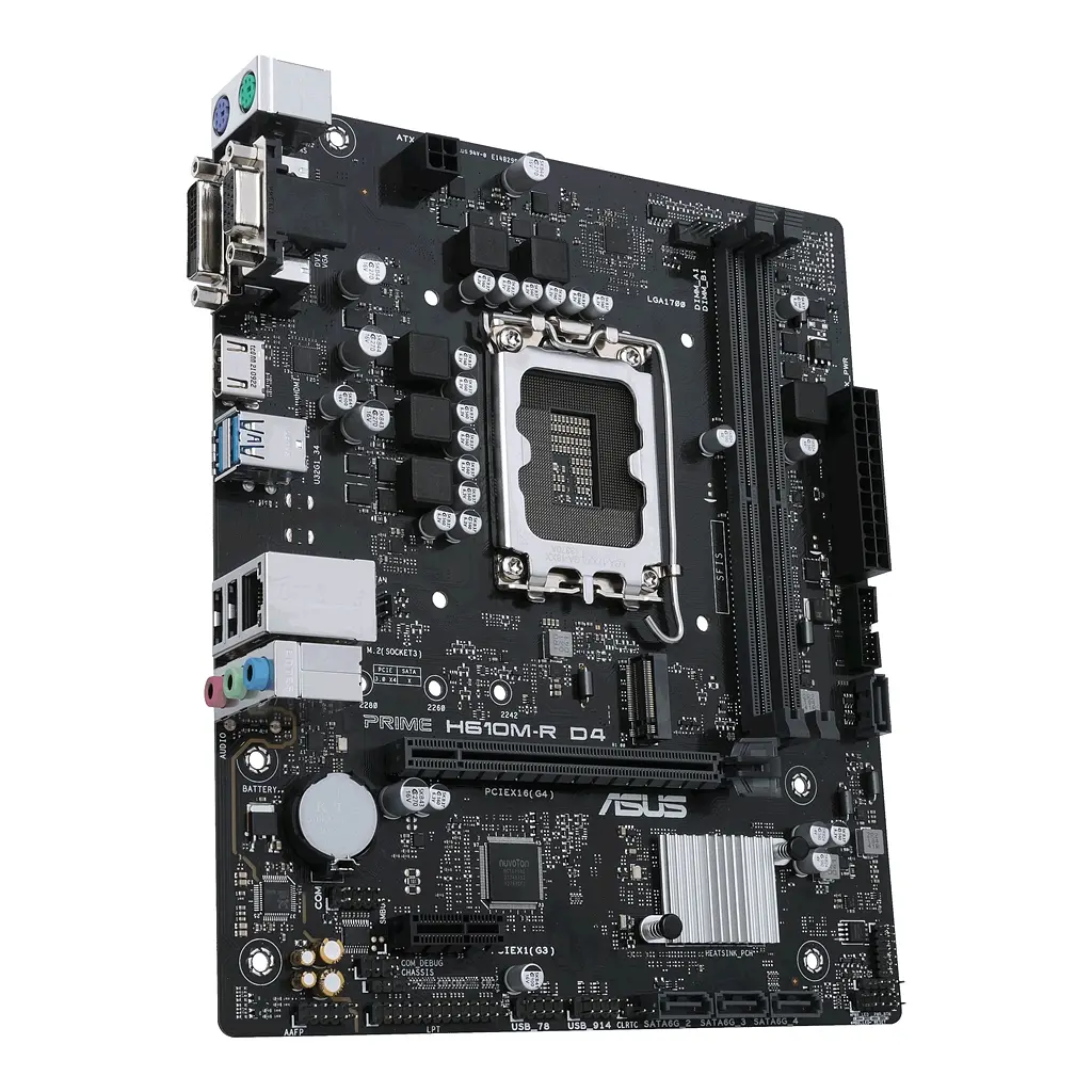 Материнская плата Asus Prime H610M-R D4-SI Socket 1700 - фото 4