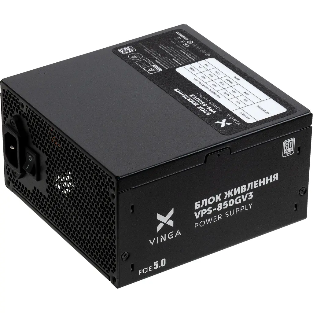 Блок живлення Vinga 850W (VPS-850GV3) - фото 5